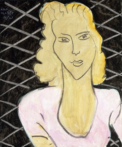 ピンクのドレスの少女 作： Henri Matisse