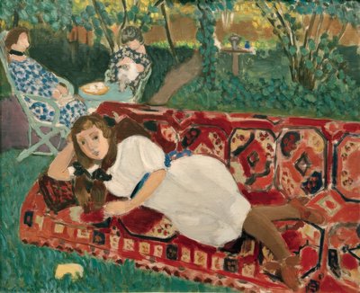 庭の少女たち 作： Henri Matisse