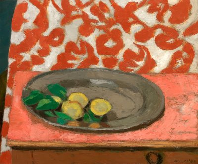 ピューター皿の上のレモン 作： Henri Matisse