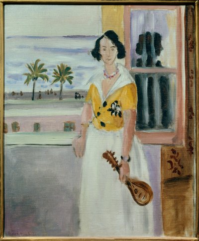 マンドリーヌの女 1922年 （油彩・カンヴァス） 作： アンリ・マティス