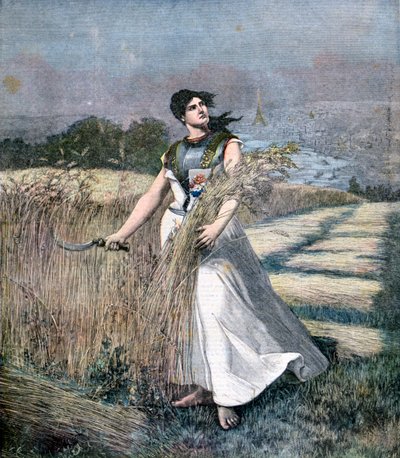 フランスの寓意、1891 作： Henri Meyer