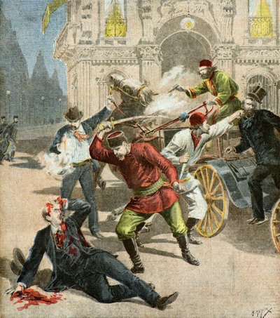 スタンブーロフ氏暗殺事件（1895年）（イラスト 作： Henri Meyer