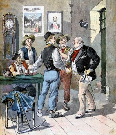 選挙前、1893年 作： Henri Meyer