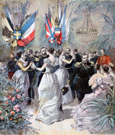 1893年のツーロンでのロシア艦隊の訪問を記念したお祝い 作： Henri Meyer