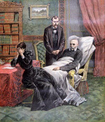 ジュールフェリーの死、1893 作： Henri Meyer