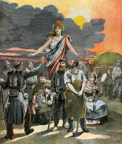 フランス共和国の寓意画 作： Henri Meyer