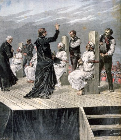 1872年、スペインのXeresにおけるアナキストの腐敗 作： Henri Meyer