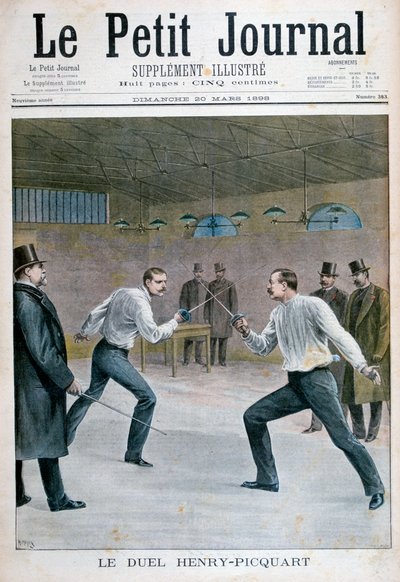ヘンリー=ピクアルの決闘、1898 作： Henri Meyer