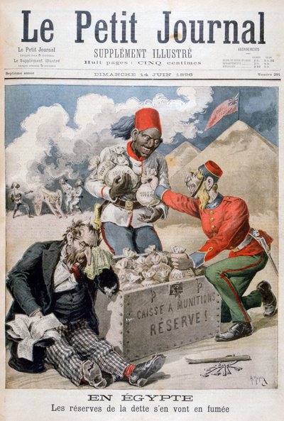 エジプト：1896年に発煙した債務の準備金 作： Henri Meyer