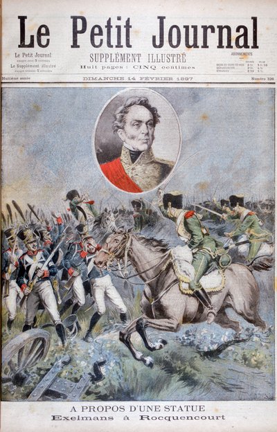 イシドールエグセルマンフランス兵、ロケンクールの戦い、1815年1897年 作： Henri Meyer
