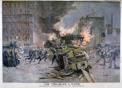 パリの暴動、1897年 作： Henri Meyer