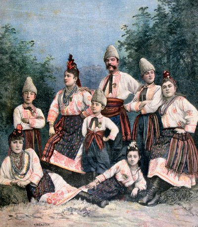 ロシアの歌手、1891 作： Henri Meyer