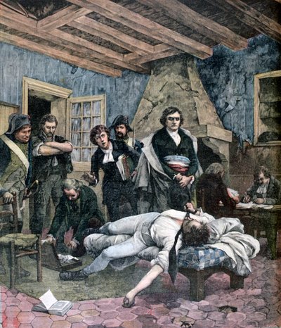 チャールズピシェグルの死、1891年 作： Henri Meyer