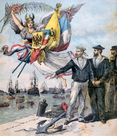 1893年の仏露エンテンテ 作： Henri Meyer
