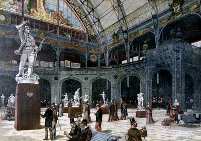 パレドゥインダストリーの新しい彫刻パビリオン、1892年 作： Henri Meyer