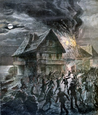 セルク島の反乱、1892 作： Henri Meyer
