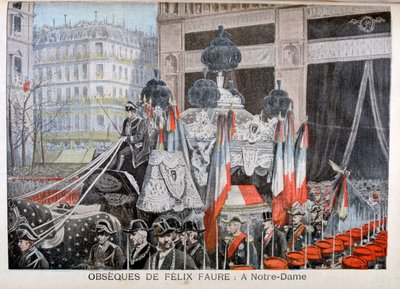 1899年2月23日のフェリックスフォール大統領の葬儀 作： Henri Meyer