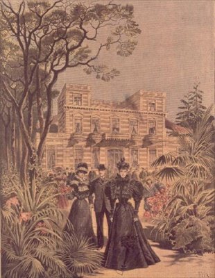 ツァーリナ・マリア・フェオドーロヴナ（1847-1928）、タービー・ホテルにて 作： Henri Meyer