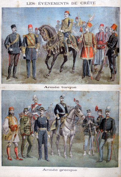 ギリシャとトルコの軍の制服、1897 作： Henri Meyer