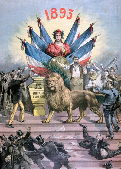 ユニバーサル参政権、1893 作： Henri Meyer