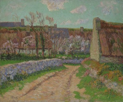 「クロアールの村」、1898 年 作： Henri Moret