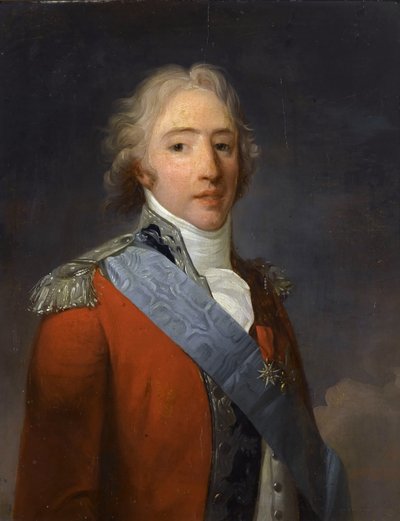 シャルルフィリップドフランス、アルトワ伯爵1757-1836 作： Henri Pierre Danloux