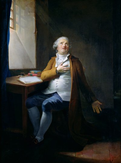 寺院のルイ16世（1754-93）、1795年頃（キャンバスに油彩） 作： Henri Pierre Danloux