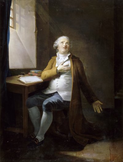寺院のルイ16世 作： Henri Pierre Danloux