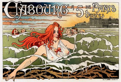 Casino de Cabourgポスター、1896 作： Henri Henri Antoine Théodore Livemont