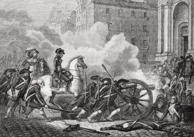 1795年5月、ポールジョナルド（d.1902）1847-62によって刻まれたルイブラン（1811-82）による「歴史革命フランセーズ」からのパリセクションの敗北 作： Henri Renaud
