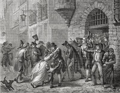 ポールジョナード（d.1902）1847-62によって彫刻されたルイブラン（1811-82）による「歴史革命フランセーズ」からの1794年の穏健派の解放 作： Henri Renaud