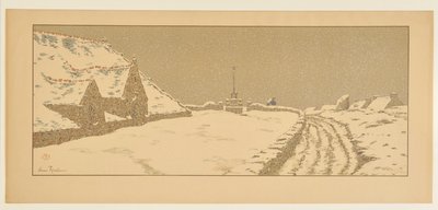 雪 作： アンリ・リヴィエール