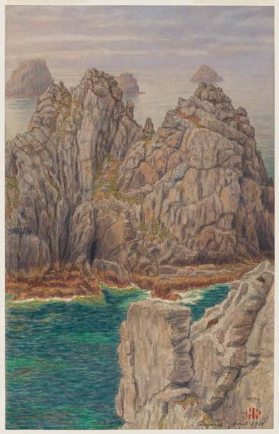 エンドウの山。カマレ 作： アンリ・リヴィエール
