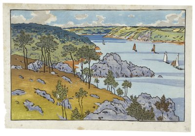 Loguivy の Trieux の口 作： Henri Rivière