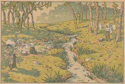 自然の側面: 流れ 作： Henri Rivière