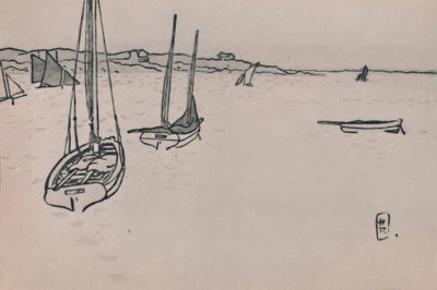 ブルトンの風景 作： Henri Rivière