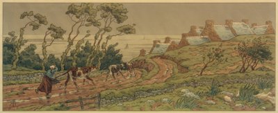 土砂降り 作： Henri Rivière