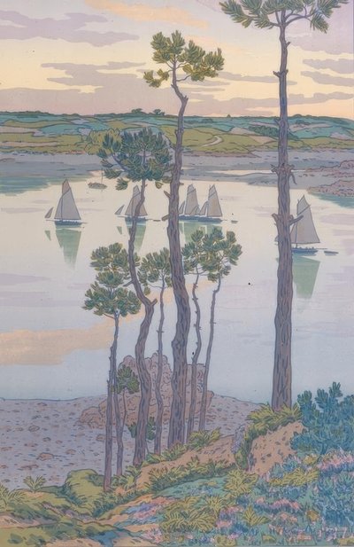 Die Ufer des Trieux 作： Henri Rivière