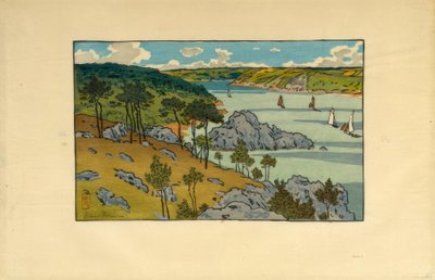 Trieux (Loguivy) の口 作： Henri Rivière