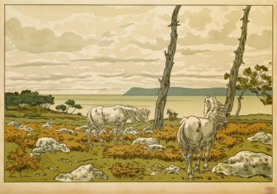 バスルームで 作： Henri Rivière