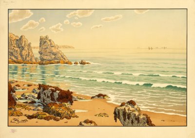 ビーチ 作： Henri Rivière
