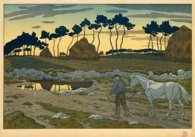 トワイライト 作： Henri Rivière