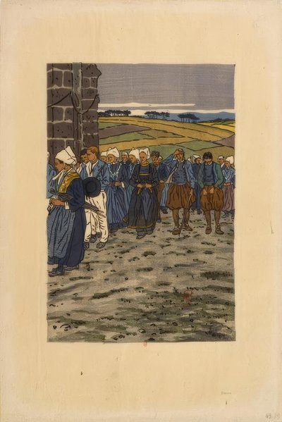 聖アンヌ・ラ・パリュの恩赦 作： Henri Rivière