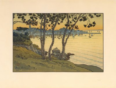 ドゥアルヌネ港 作： Henri Rivière
