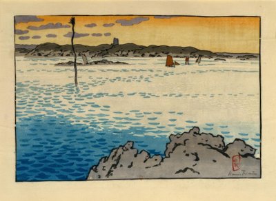 エビアン (Saint-Briac) 作： Henri Rivière