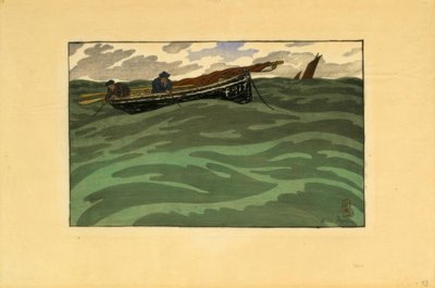 海の漁師 (Loguivy) 作： Henri Rivière