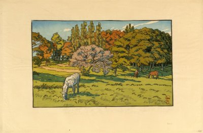 ベレーの小さな木 (Douarnenez) 作： Henri Rivière