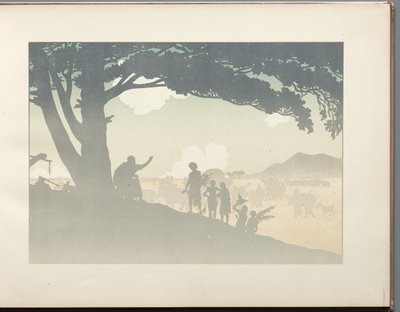 放蕩息子：11ページ 作： Henri Rivière
