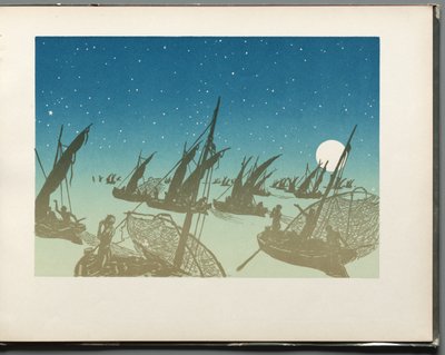 星の進歩: Les Pêcheurs 作： Henri Rivière