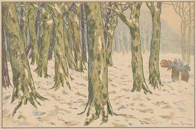 森、冬 作： Henri Rivière